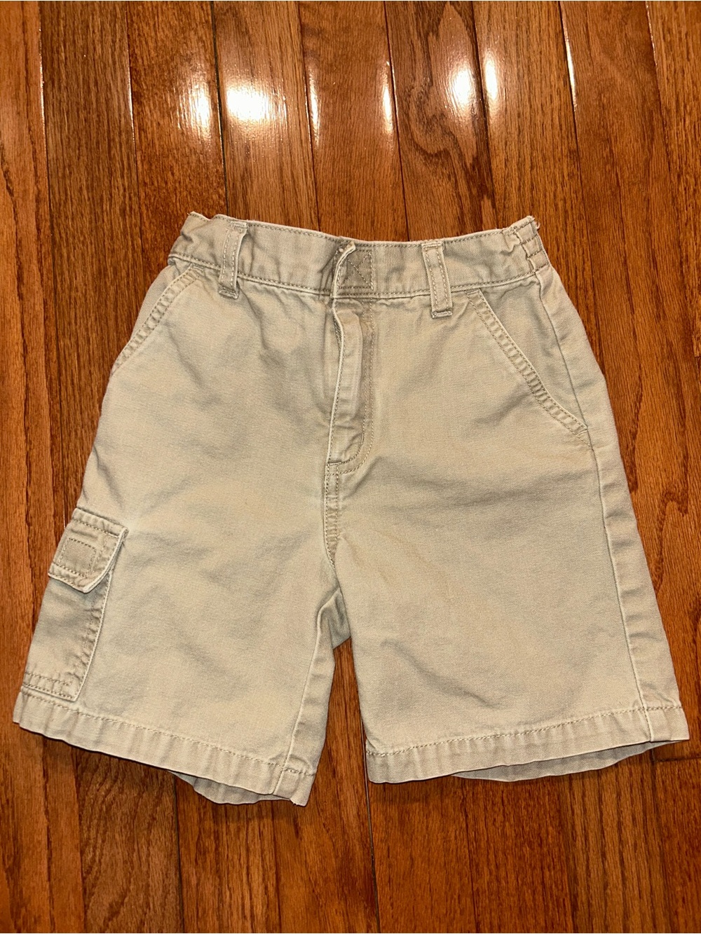 Gymboree Boys Light Tan Cargo Shorts, Size 4